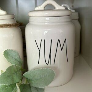 Rae Dunn yum baby canister